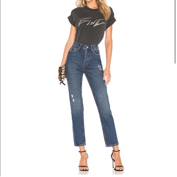 Anine Bing Denim - Anine Bing high rise peyton jean